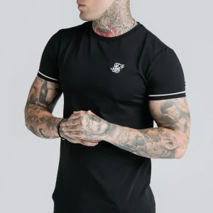 Black Cuffed T-Shirt