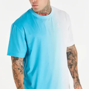Blue Fade Oversized T-Shirt