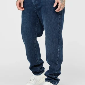 Blue Wash Relaxed Denim Jean