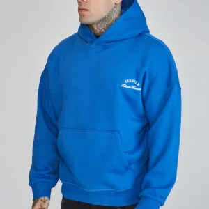 Blue Graphic Hoodie