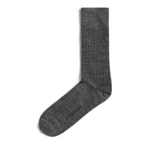 Hatton Wool Sock / Mid Grey Melange